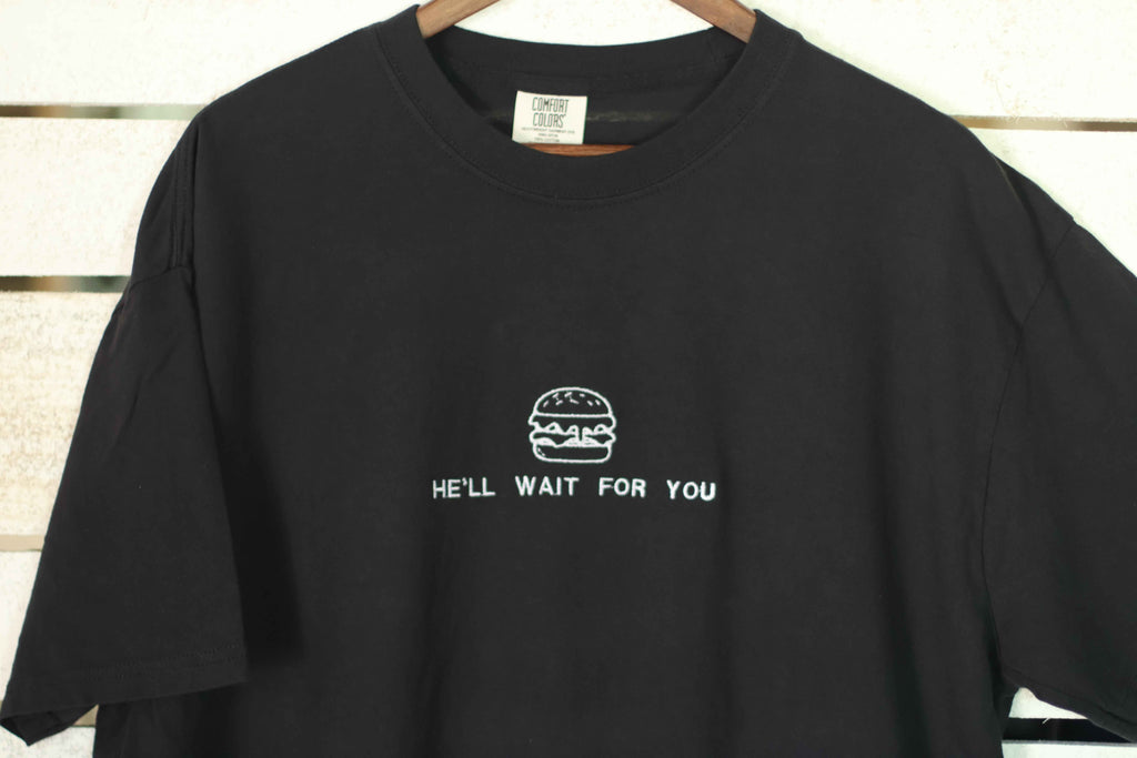 Cheeseburger Comfort Colors T-Shirt | Black