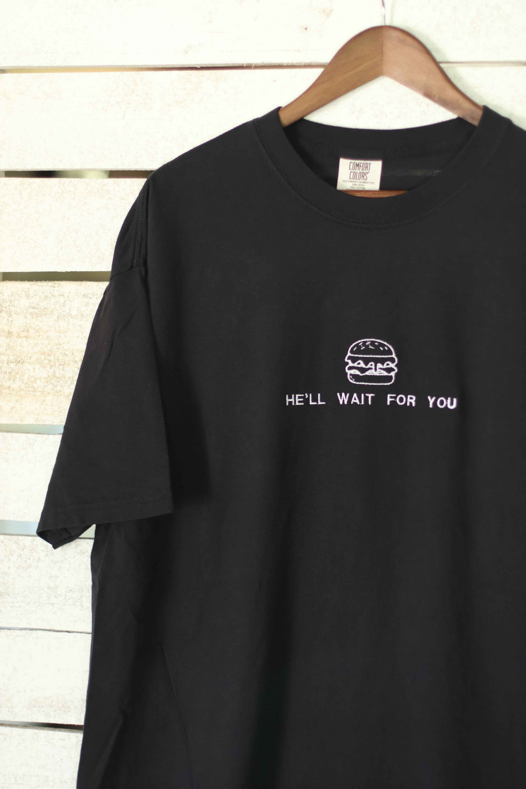Cheeseburger Comfort Colors T-Shirt | Black