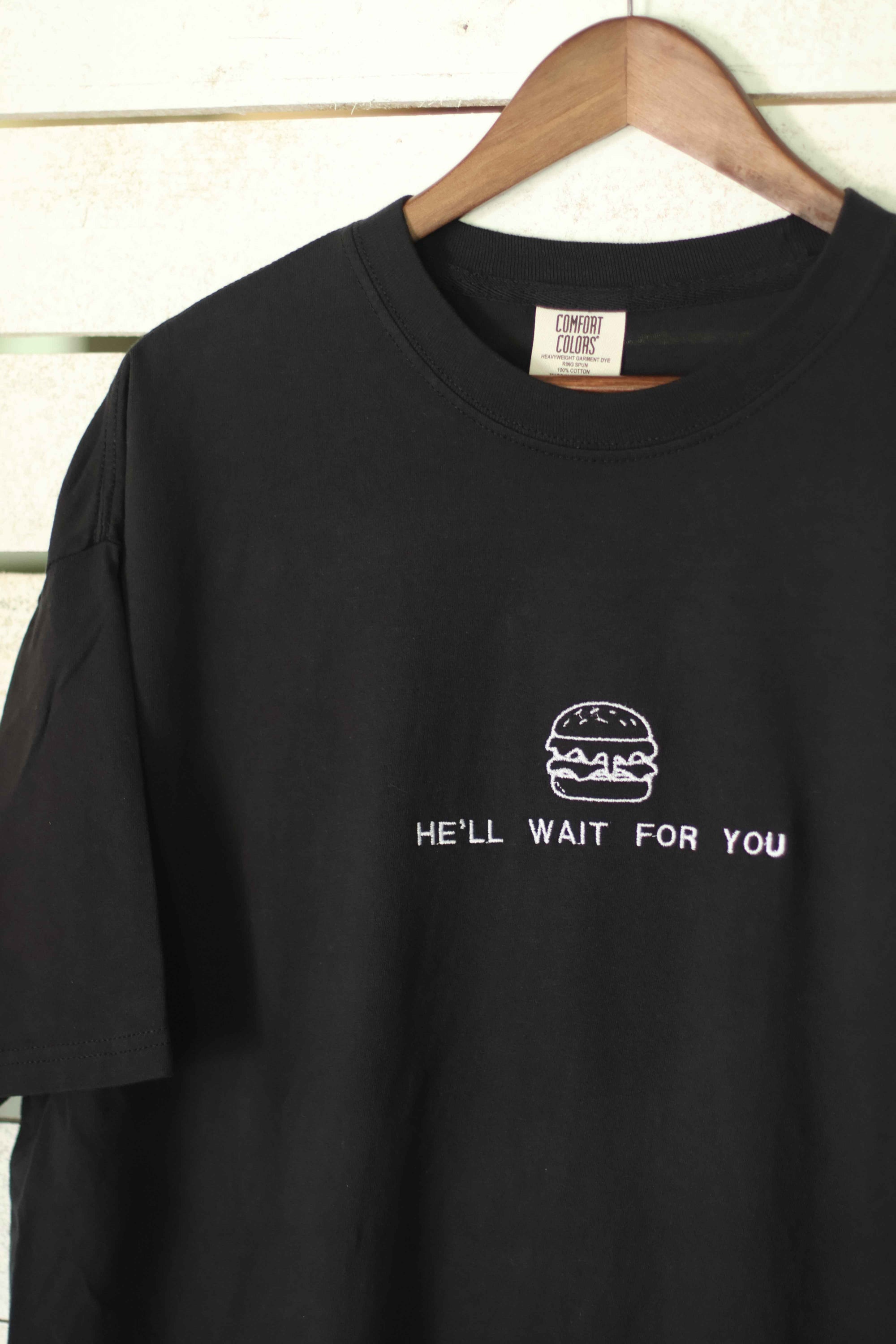 Cheeseburger Comfort Colors T-Shirt | Black