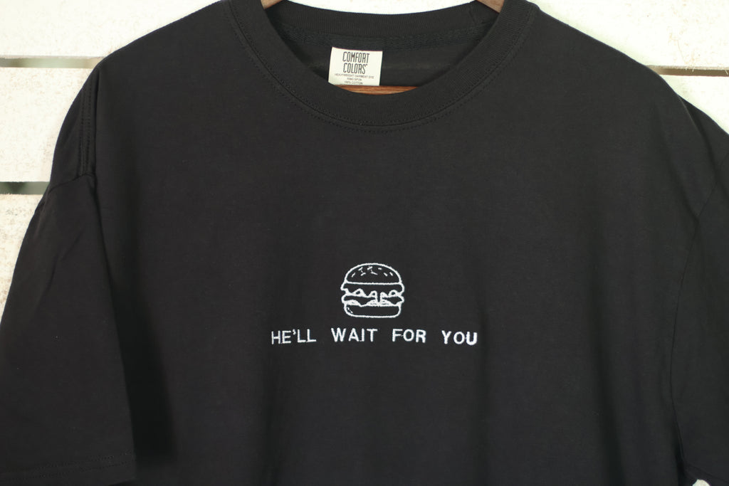 Cheeseburger Comfort Colors T-Shirt | Black