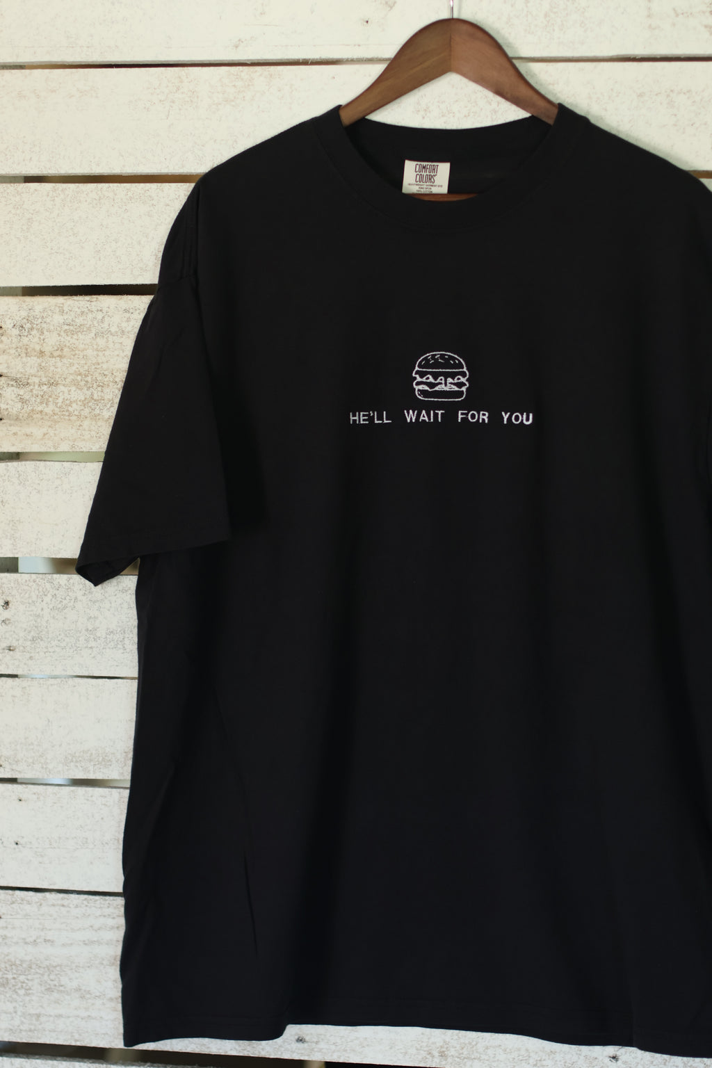 Cheeseburger Comfort Colors T-Shirt | Black