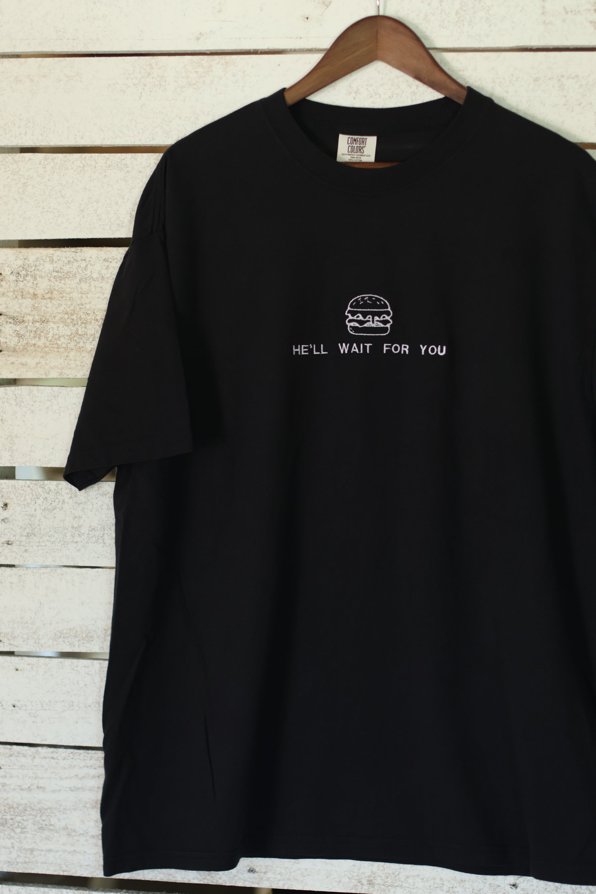 Cheeseburger Comfort Colors T-Shirt | Black