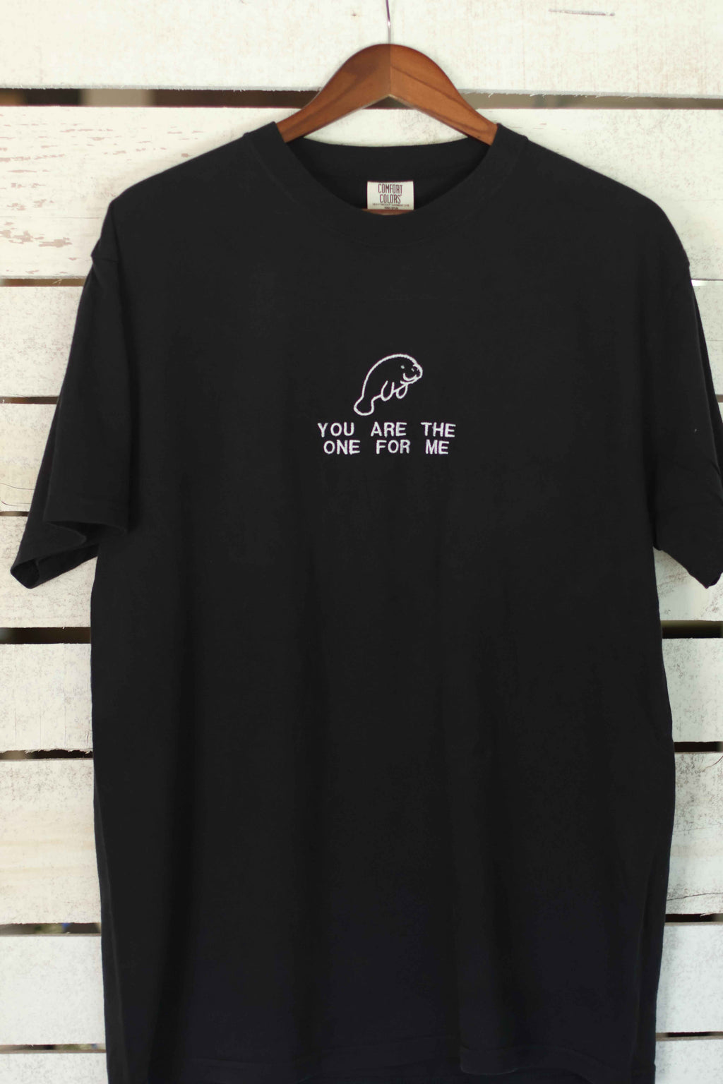Manatee Comfort Colors T-Shirt | Black