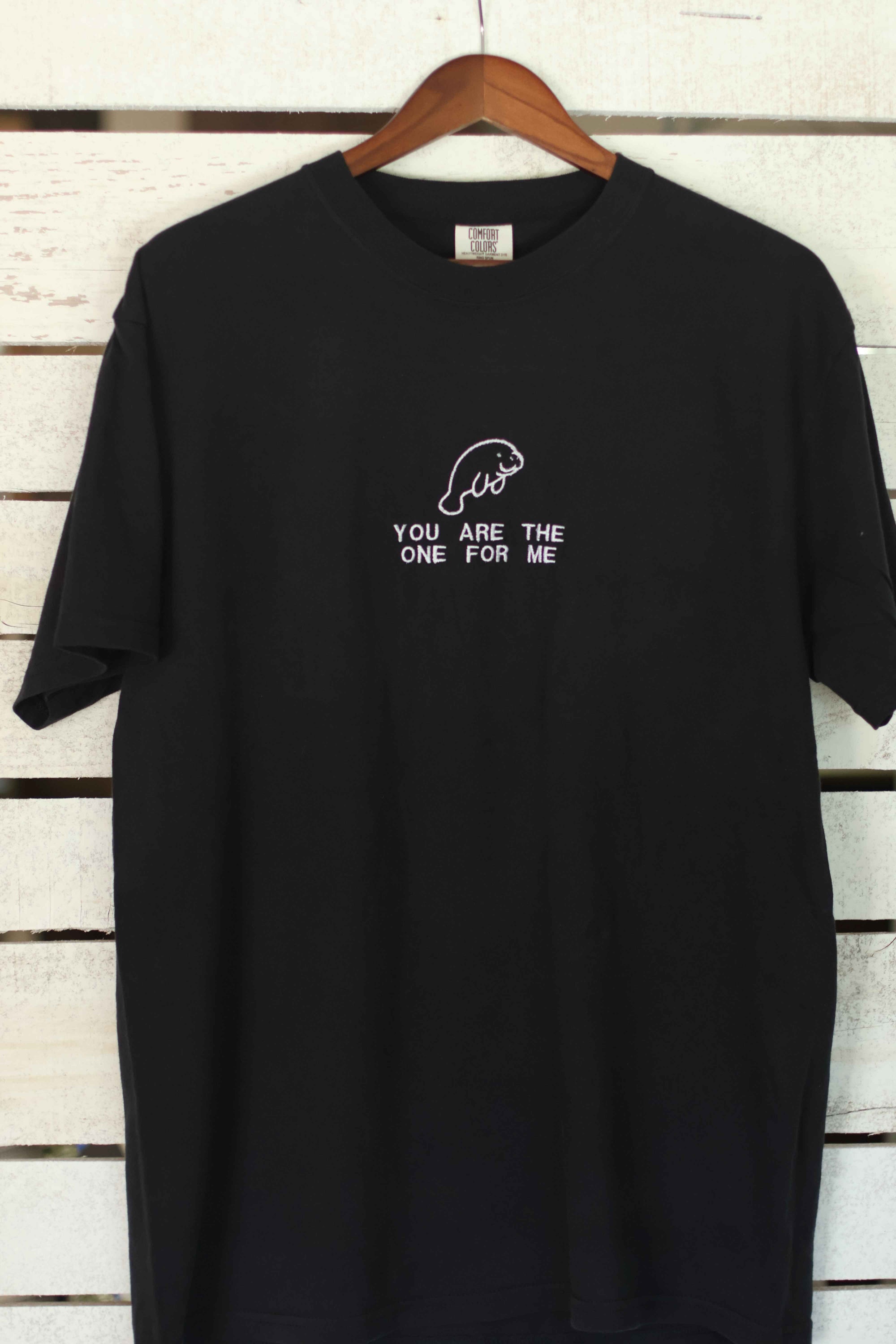 Manatee Comfort Colors T-Shirt | Black