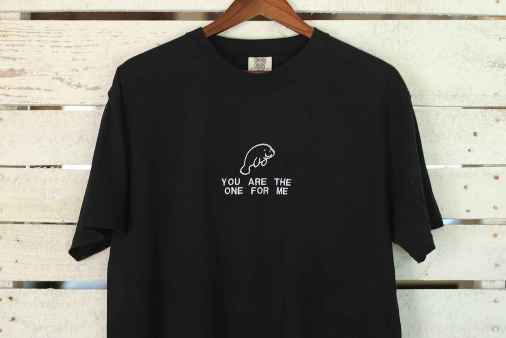 Manatee Comfort Colors T-Shirt | Black