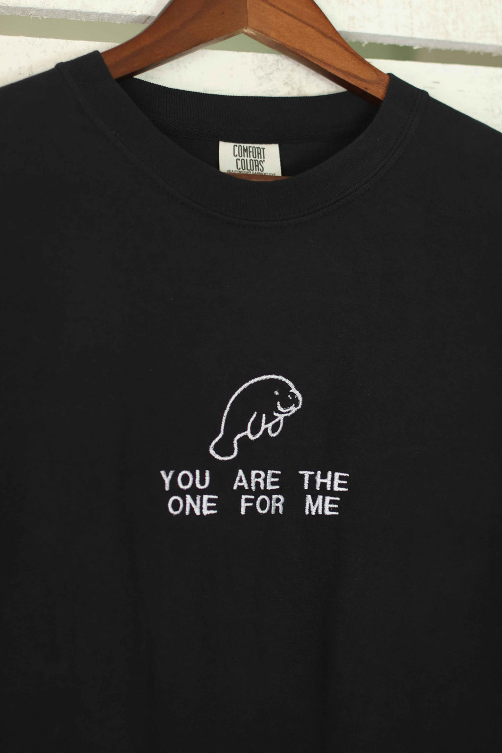 Manatee Comfort Colors T-Shirt | Black