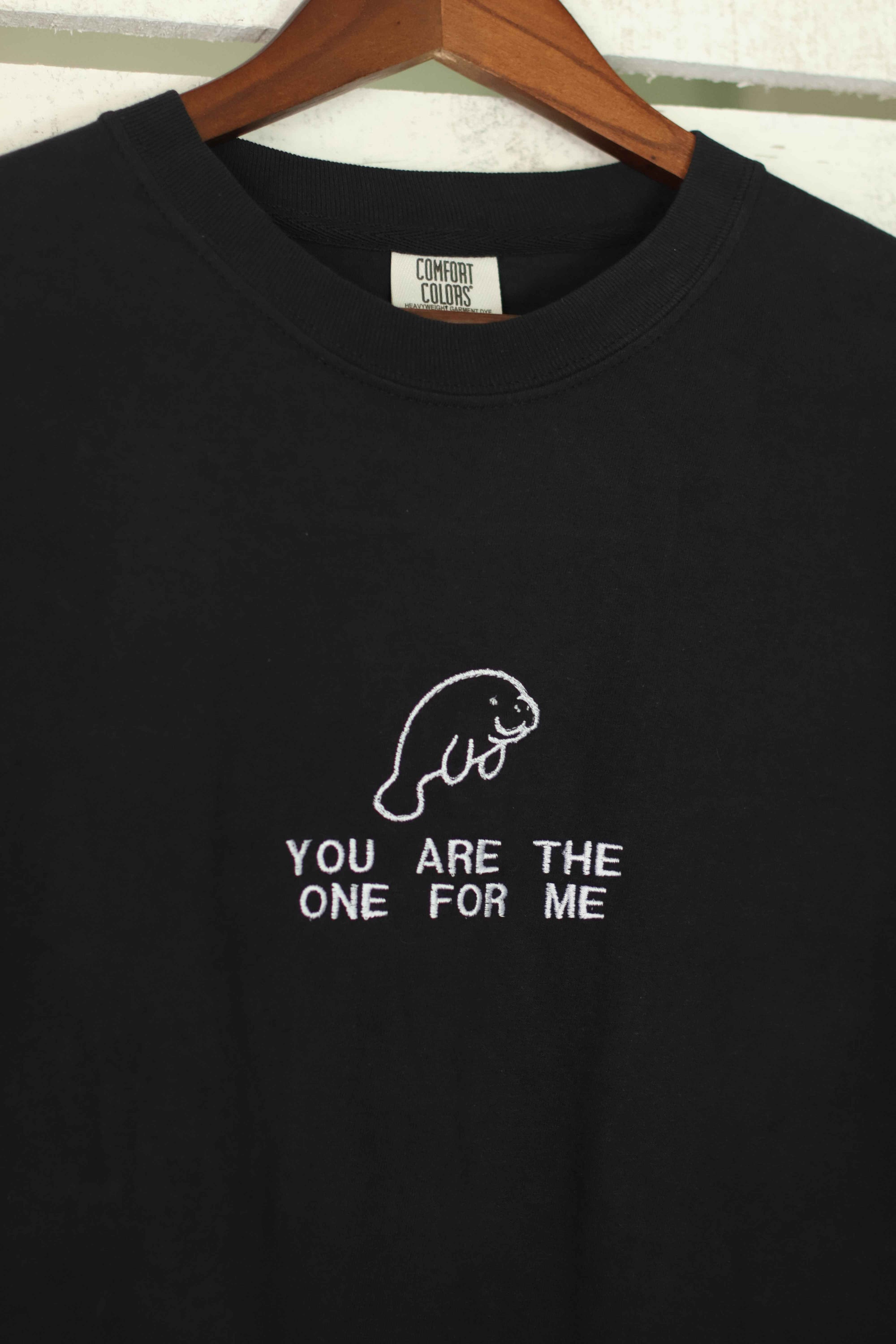 Manatee Comfort Colors T-Shirt | Black