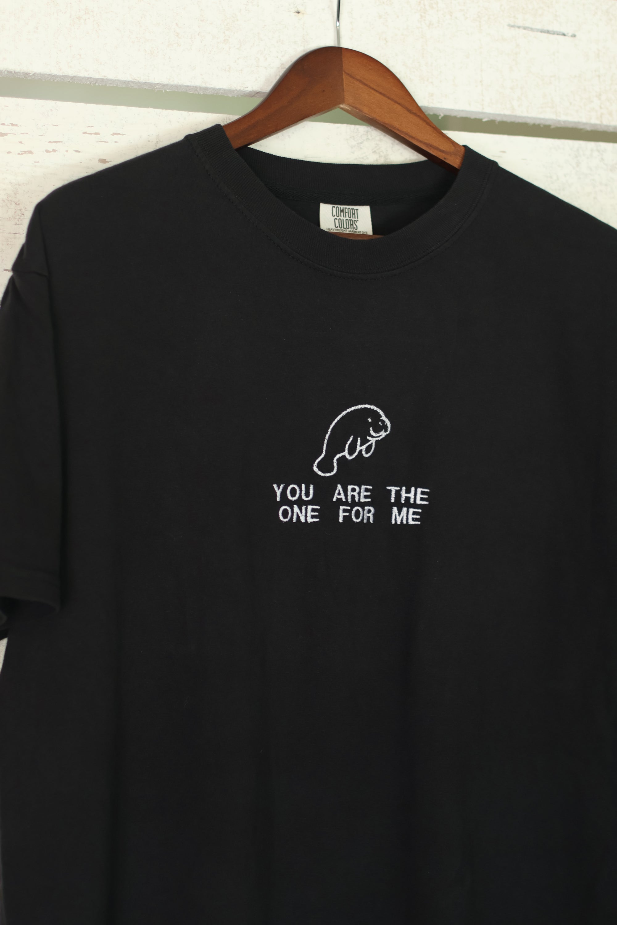 Manatee Comfort Colors T-Shirt | Black