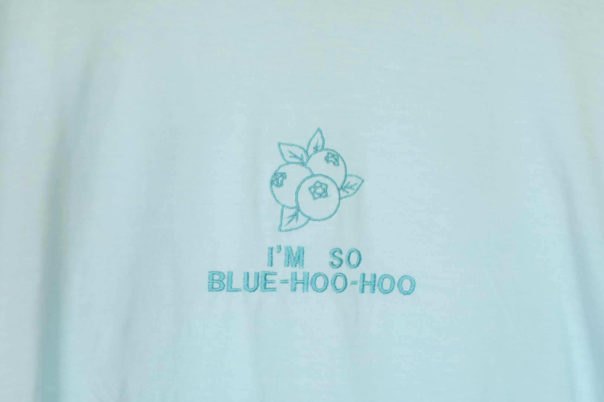 "I'm so Blue-hoo-hoo" Comfort Colors T-Shirt | Chambray