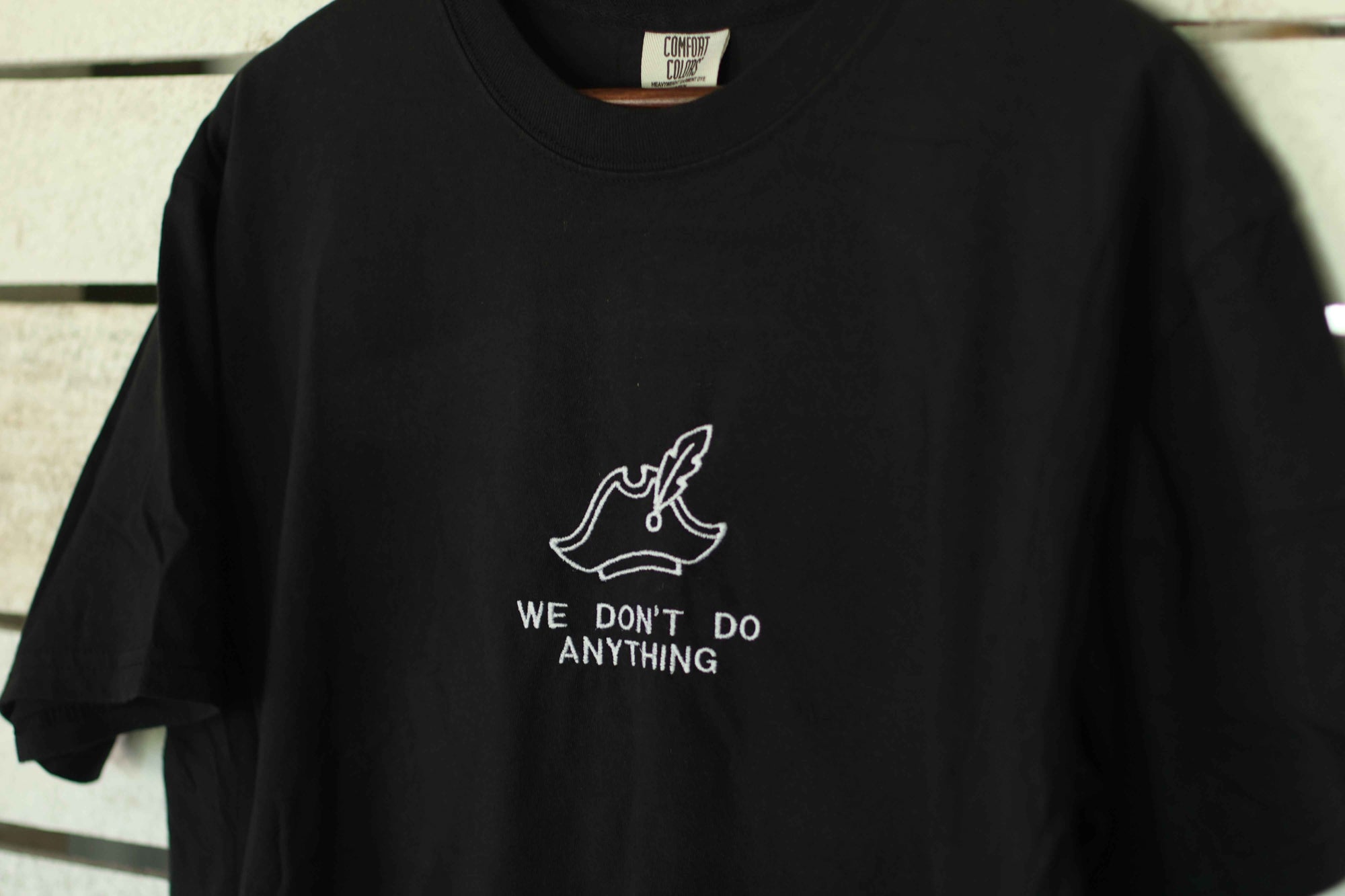 Pirates "We Don't Do Anything" Comfort Colors T-Shirt | Black