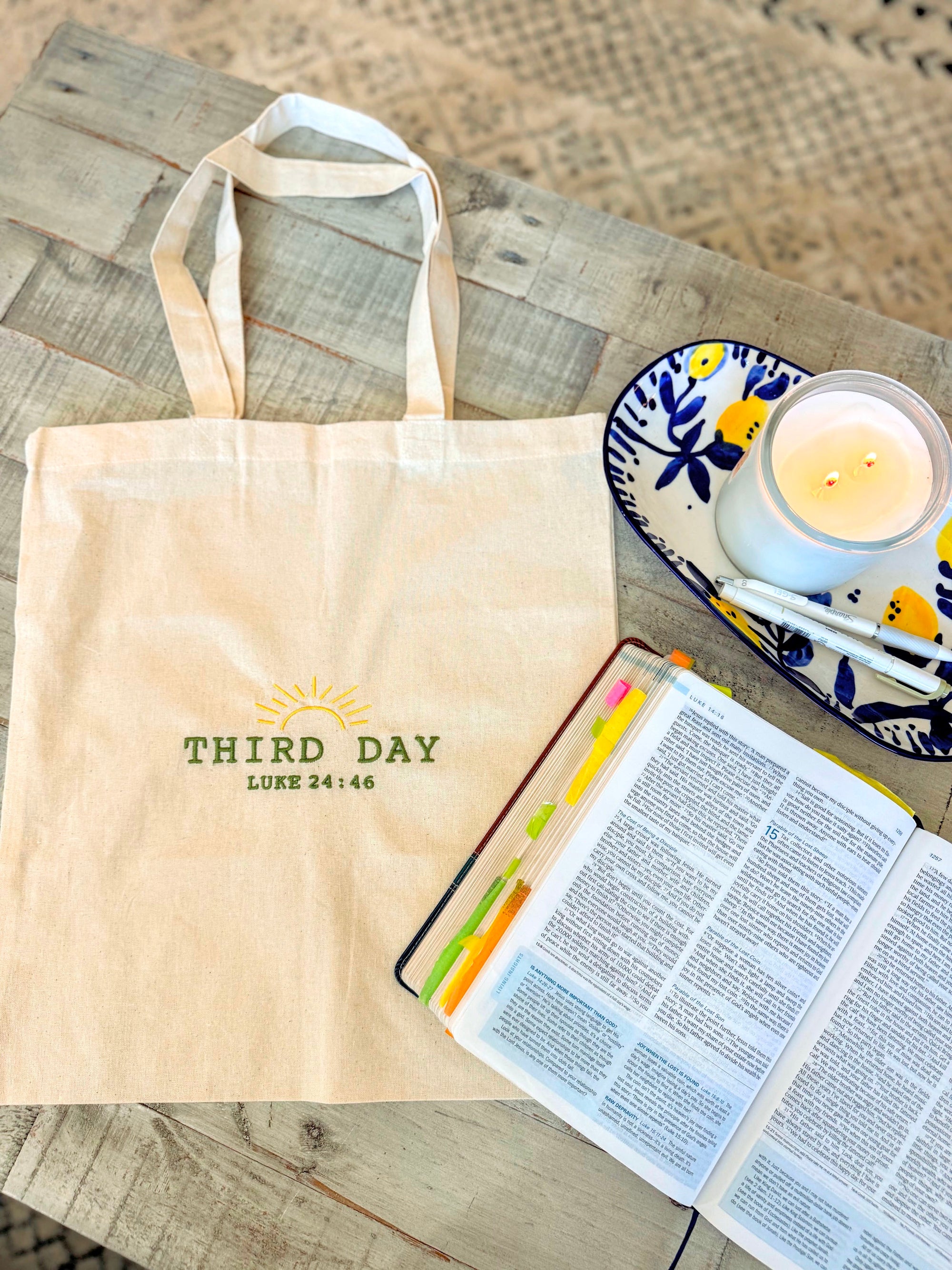 “Third Day” Tote Bag