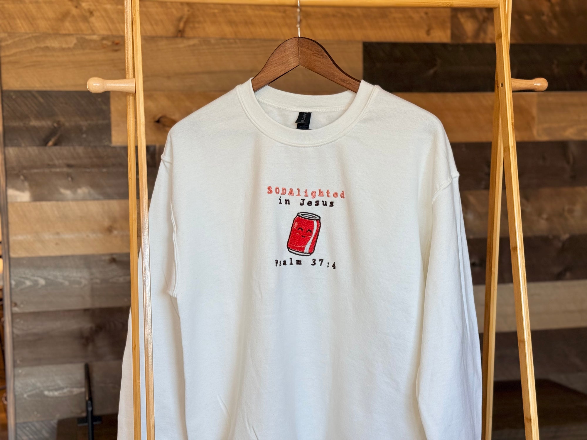 "SODAlighted in Jesus" Crewneck Sweatshirt