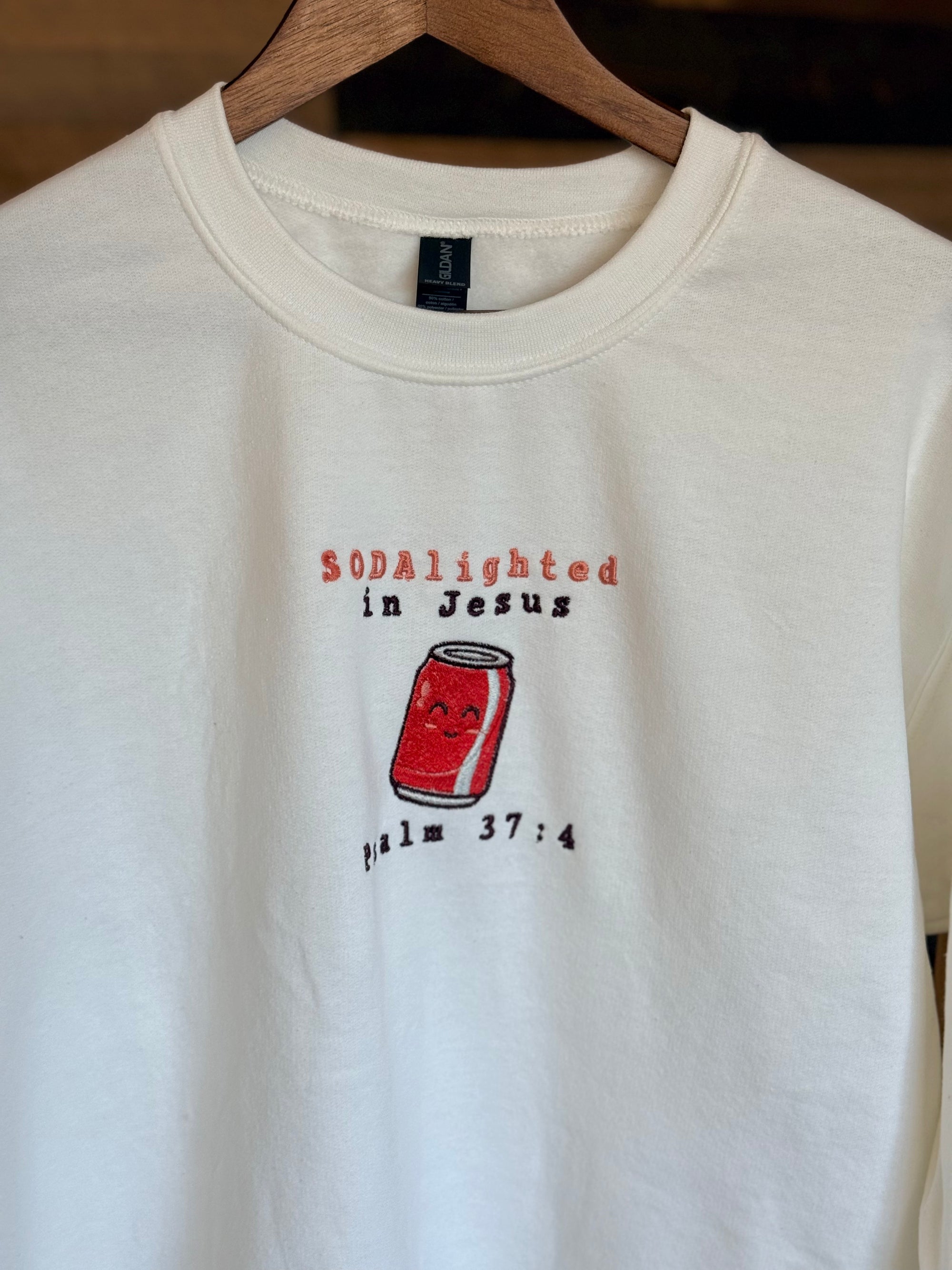 "SODAlighted in Jesus" Crewneck Sweatshirt