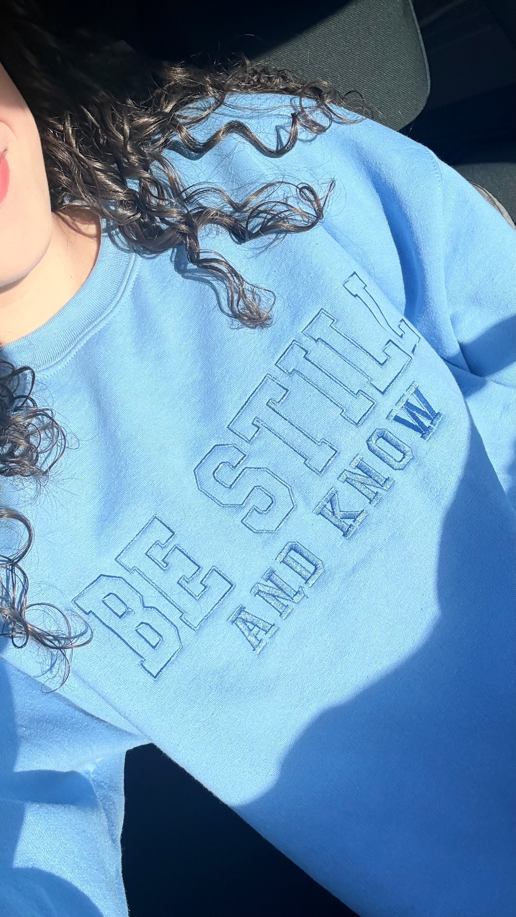 "Be Still and Know" Crewneck Sweatshirt