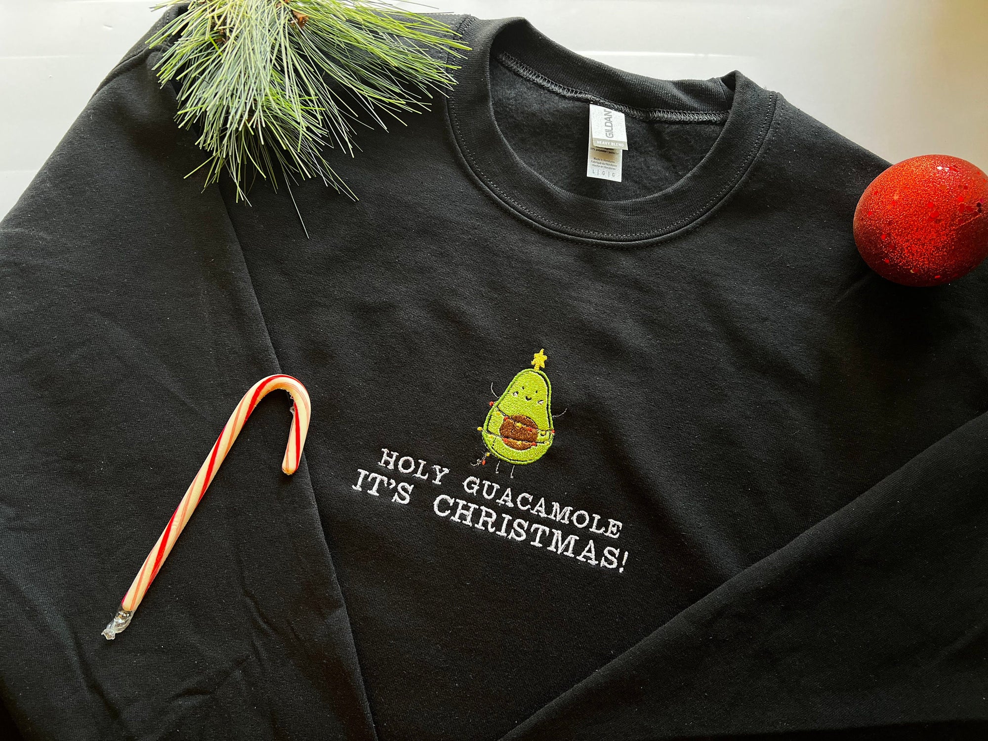 "Holy Guacamole, It's Christmas" Crewneck Sweatshirt