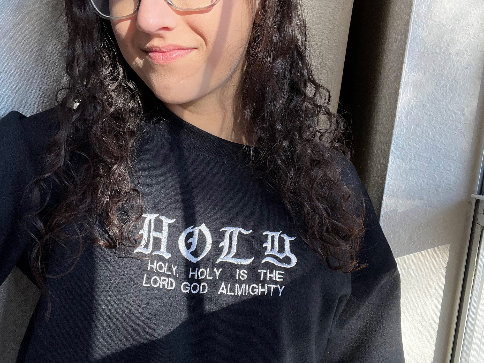 "Holy, Holy, Holy" Crewneck Sweatshirt