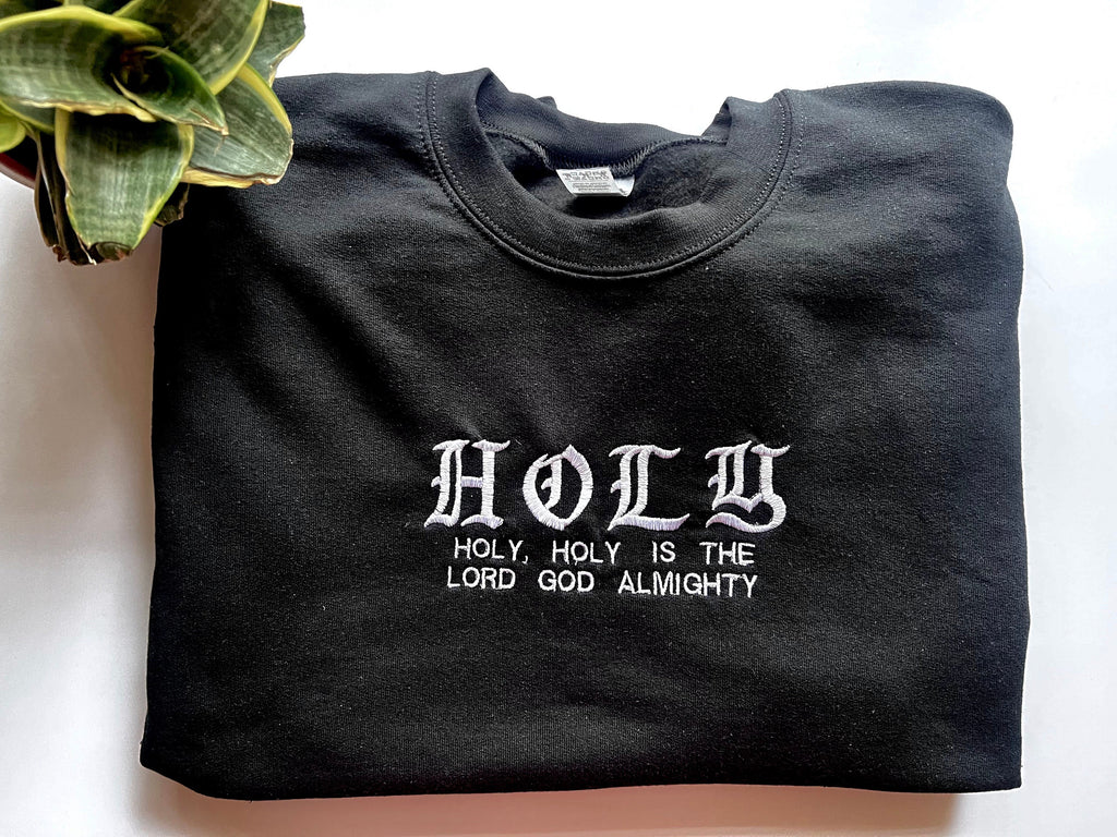 "Holy, Holy, Holy" Crewneck Sweatshirt