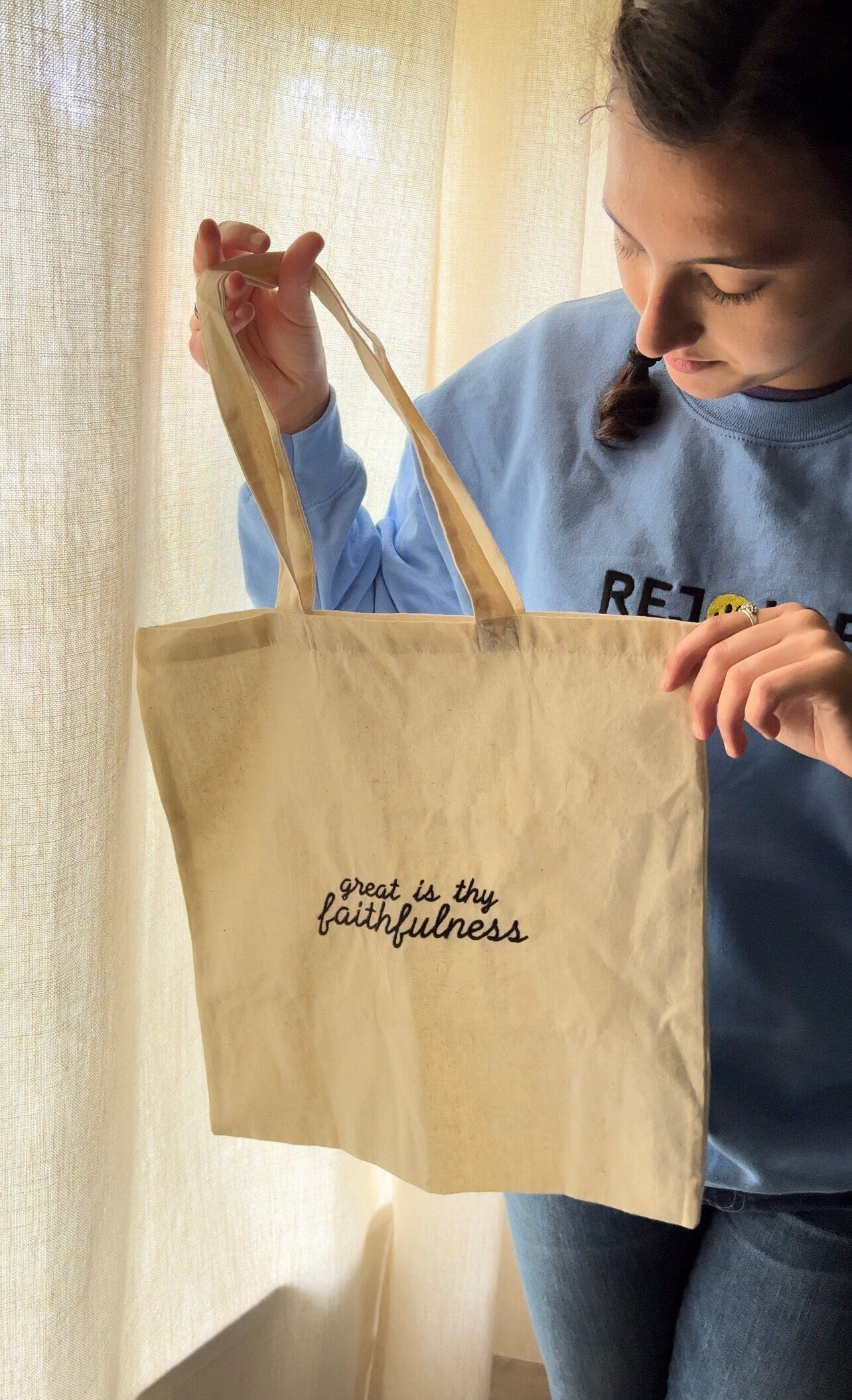 Faith Christian Tote Bag, Bible Verse Tote Bag, Christian Tote Bag, Jesus Tote Bag, Religious Tote Bag, Faith Tote Bag, Gift For Her