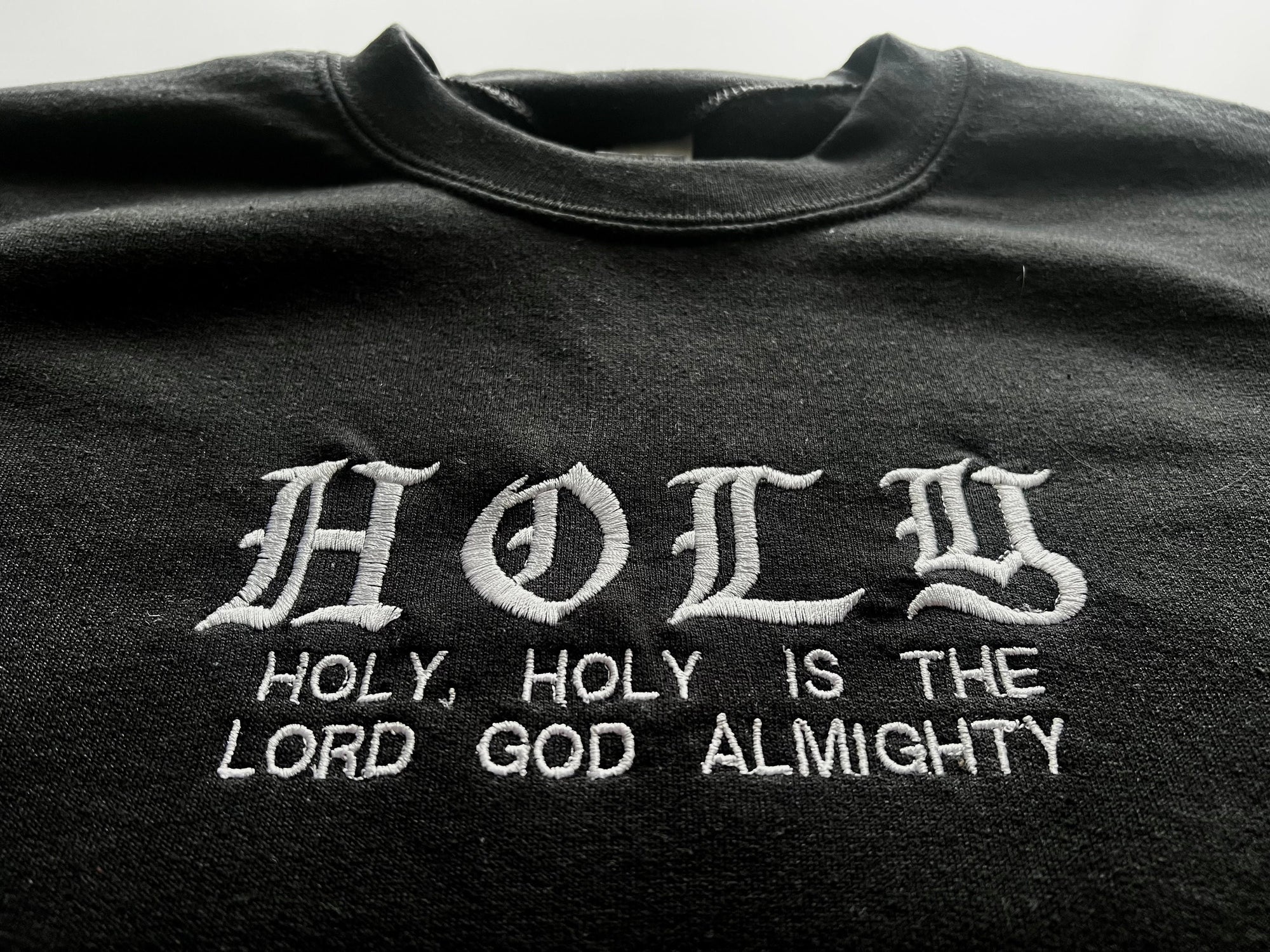 "Holy, Holy, Holy" Crewneck Sweatshirt