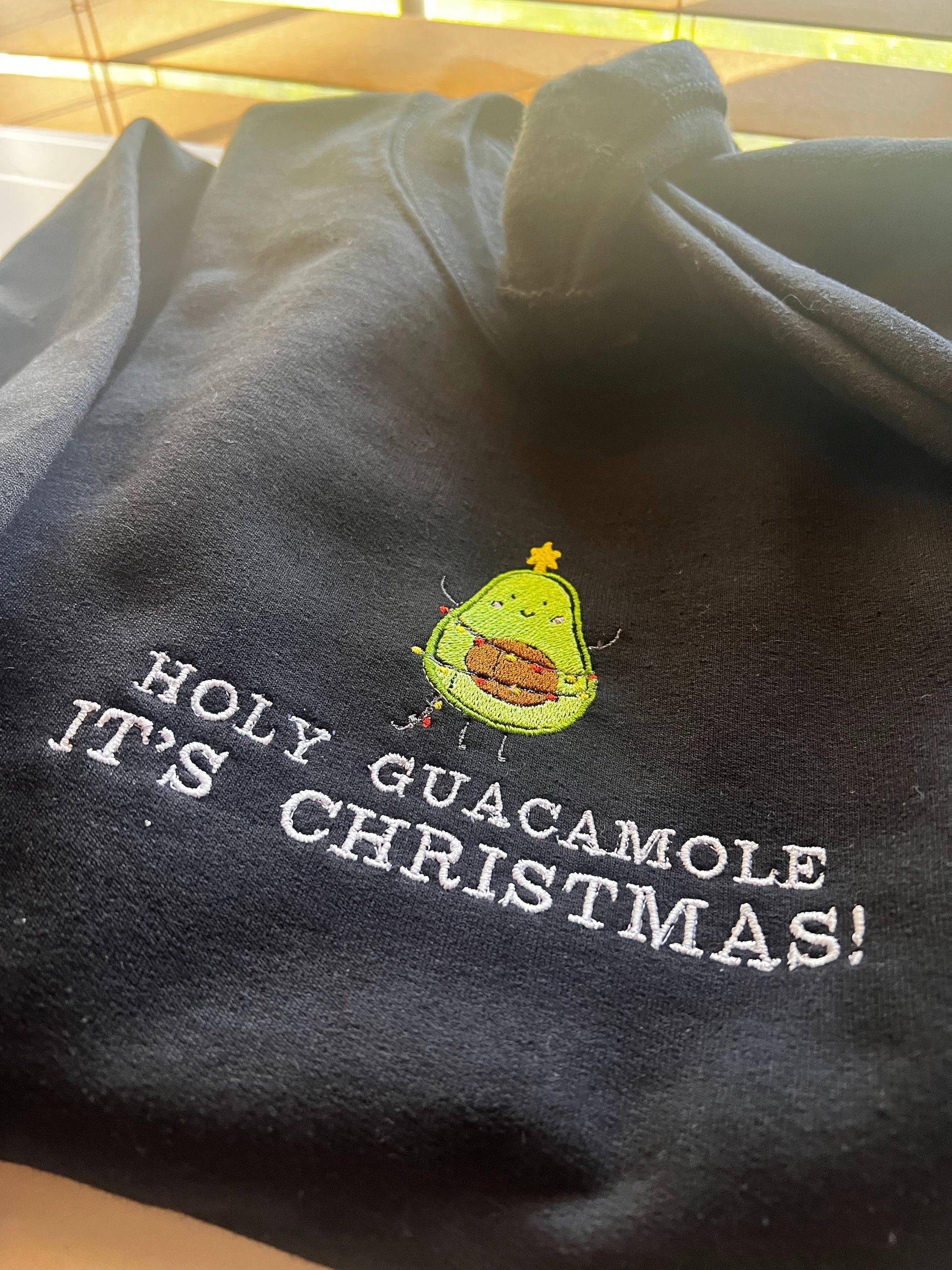 "Holy Guacamole, It's Christmas" Crewneck Sweatshirt