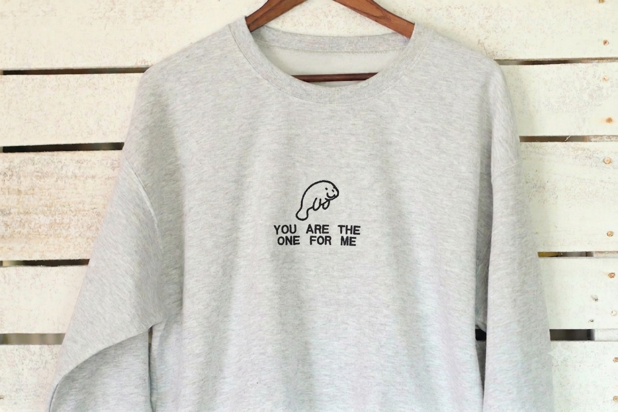 Manatee Crewneck Sweatshirt | Ash