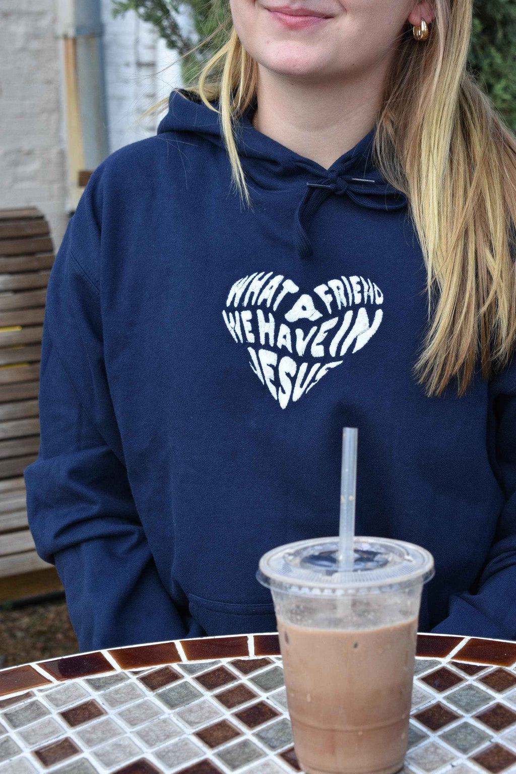 Christian Hoodie | Embroidered Jesus Hoodie | Aesthetic Worship Song Sweatshirt | Faith-Based Apparel Jesus Clothes Christian Gift for Women