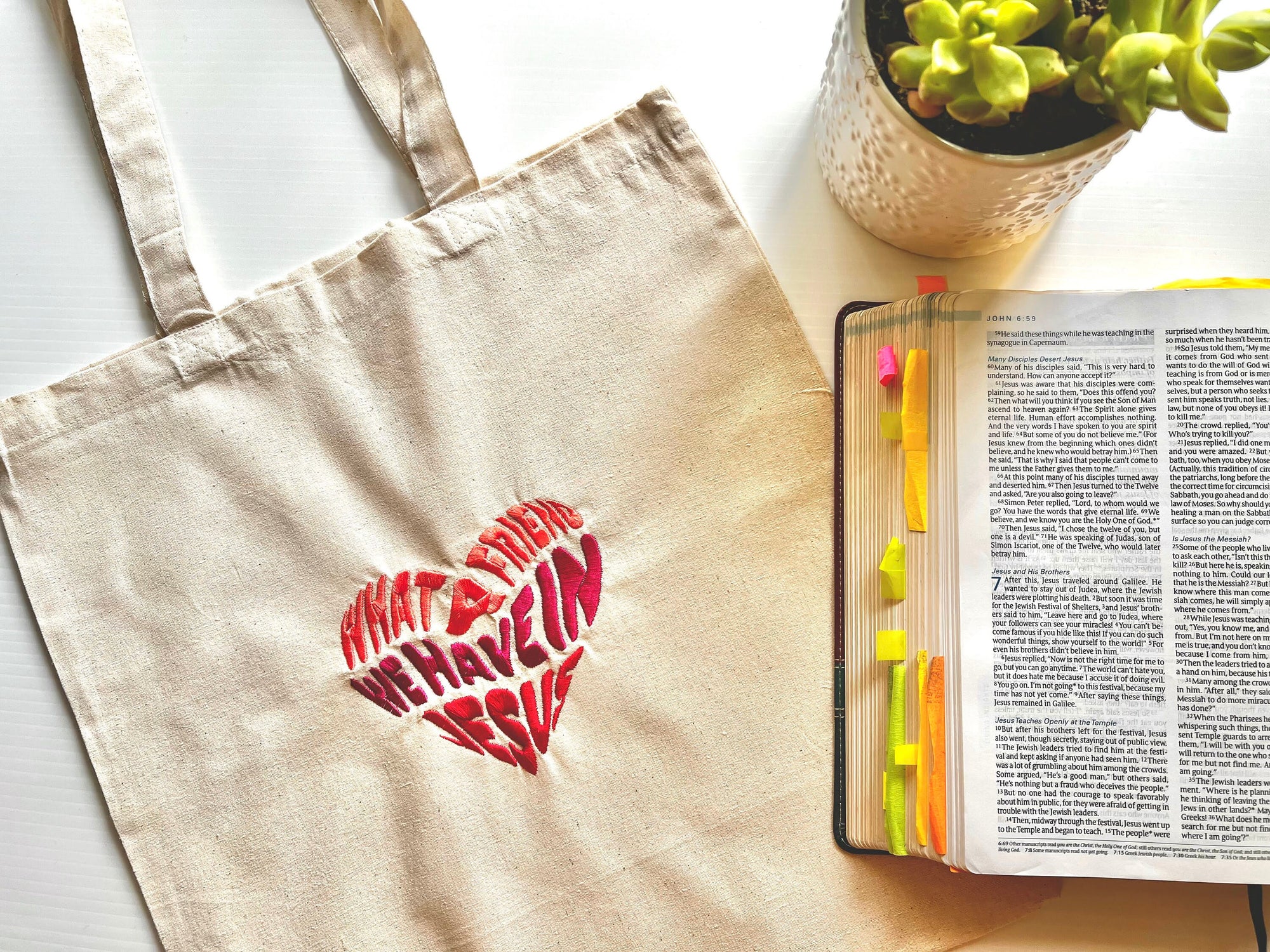 “What a Friend We Have in Jesus” Tote Bag