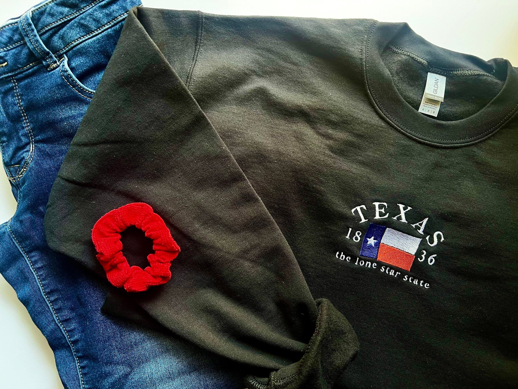"The Lone Star State" Texas Crewneck Sweatshirt