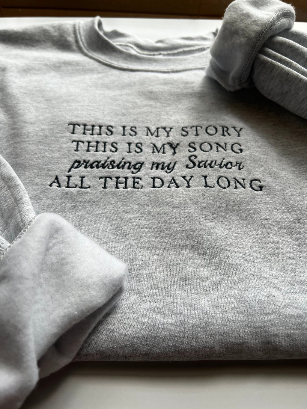 "Blessed Assurance" Crewneck Sweatshirt