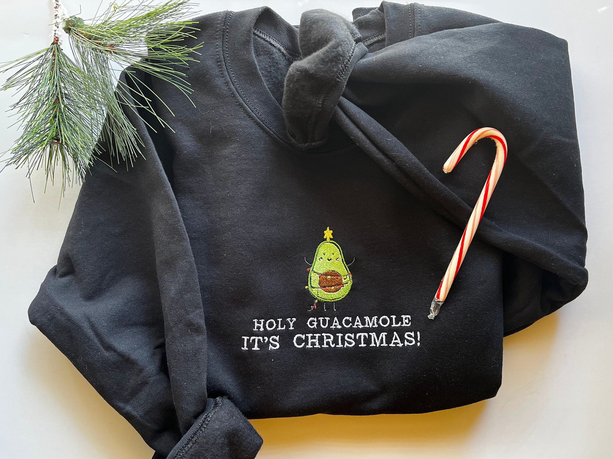"Holy Guacamole, It's Christmas" Crewneck Sweatshirt
