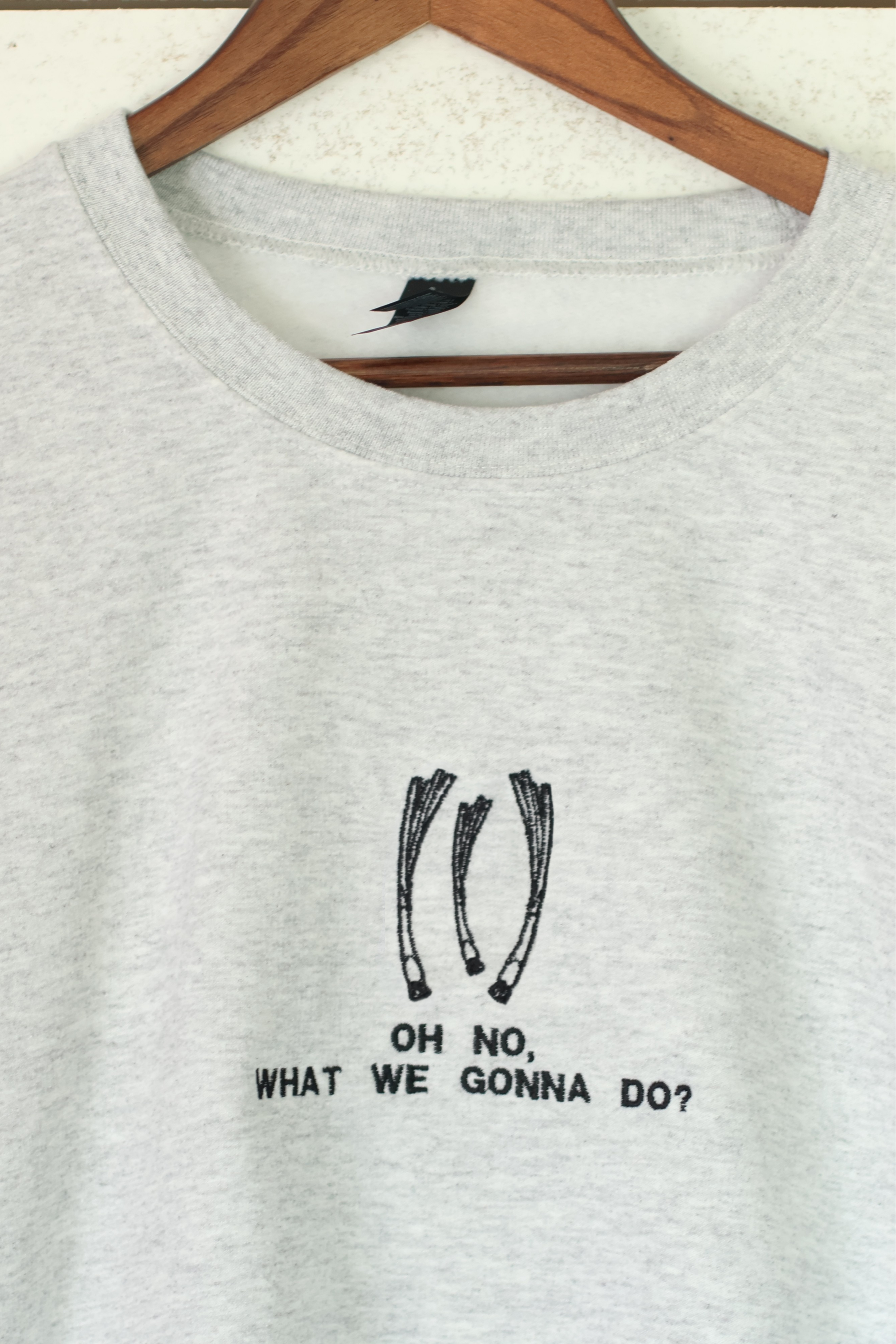 "Oh No, What We Gonna Do” Crewneck Sweatshirt | Ash